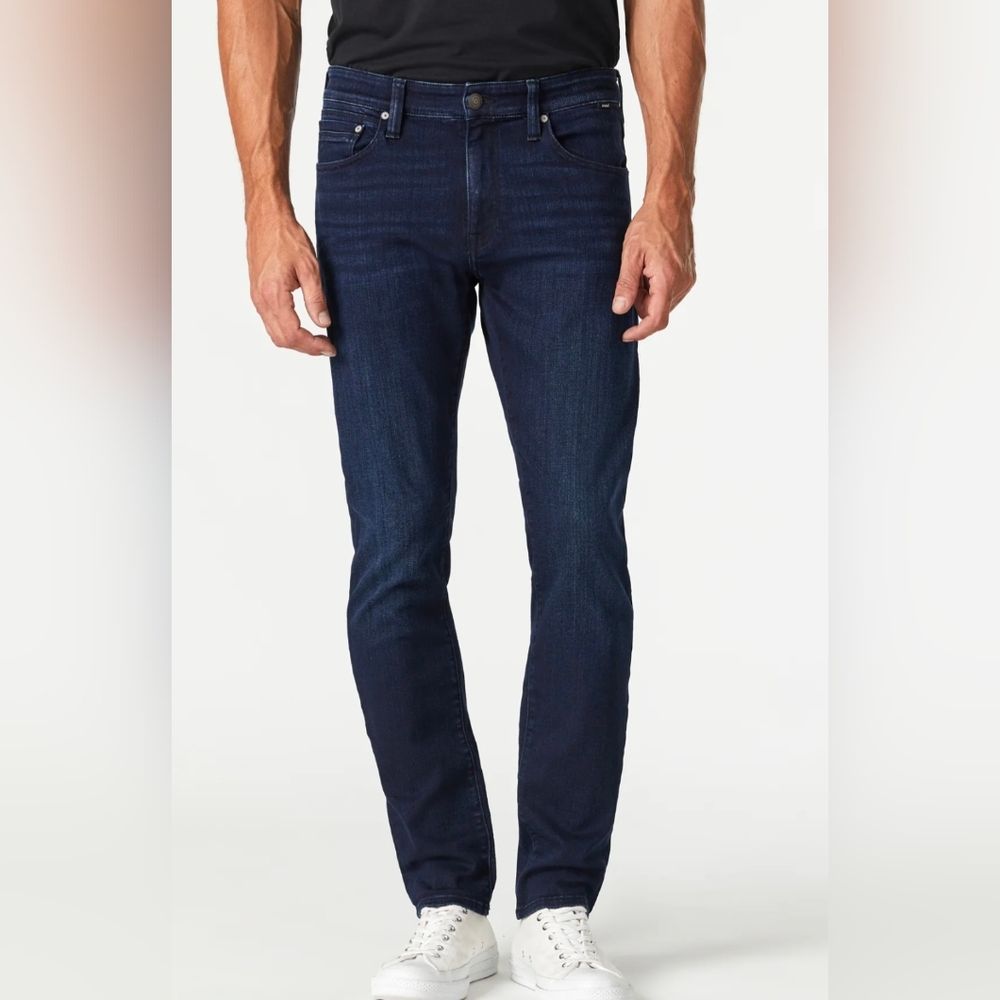 Mavi Zach Straight Dark Wash Jean Sz 32 X 34